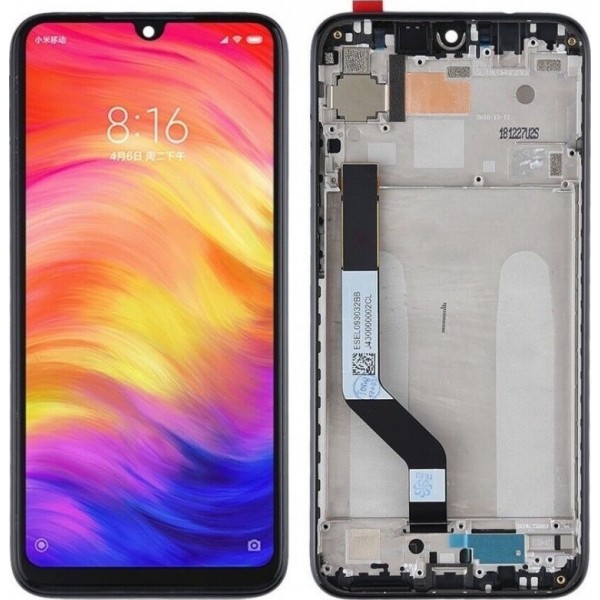 Xiaomi Redmi Note 7/ Note 7 Pro (2019) BLACK (WITH FRAME) LCD OEM